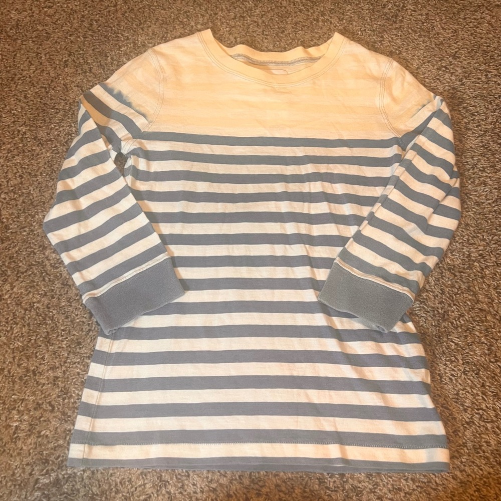 Current/Elliott Striped Top Long Sleeve‎ Casual Tee Shirt Size 1